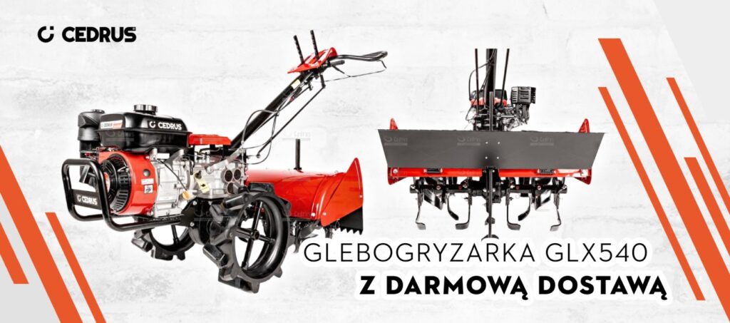 Grafiki i logotypy - Slider Glebogryzarka GLX 540 Cedrus PROMO - Ozum